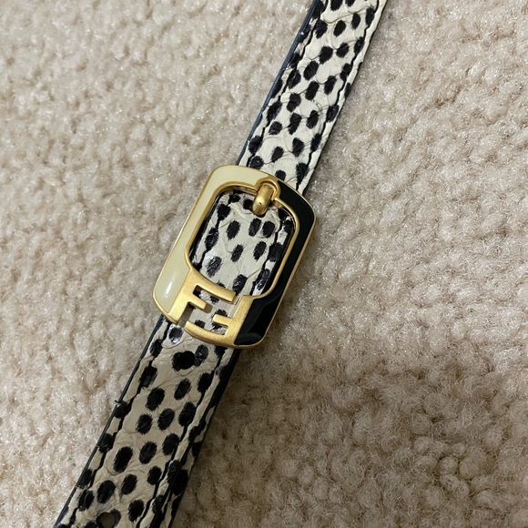 New! Collector’s piece!!Fendi watersnake with fur trim bag. - Picture 11 of 13